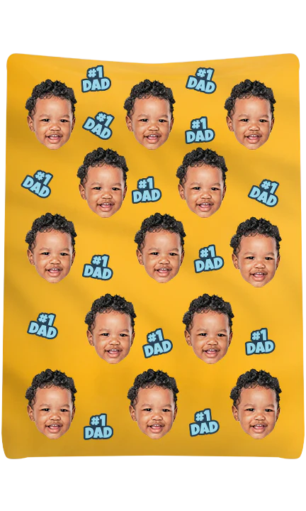 Custom #1 Dad Blanket - Image 6