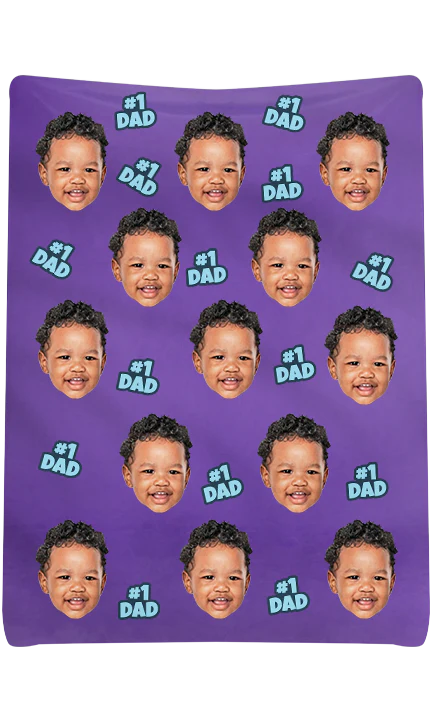 Custom #1 Dad Blanket - Image 8
