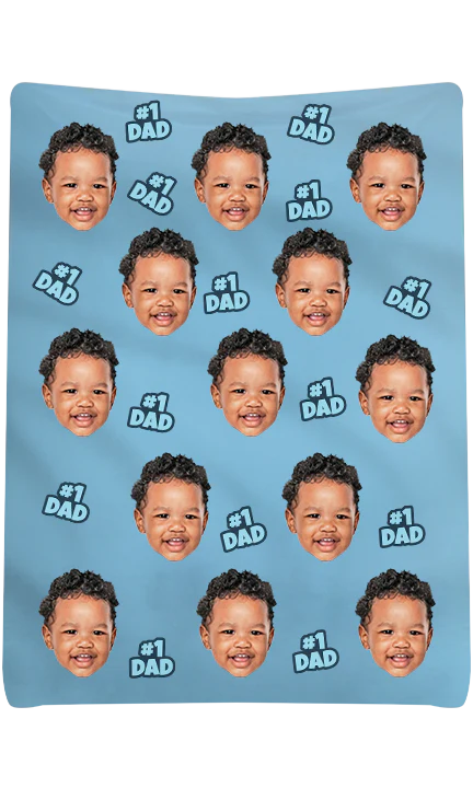 Custom #1 Dad Blanket Deal - Image 2