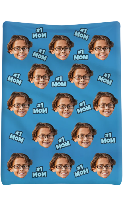 Custom #1 Mom Blanket - Image 3