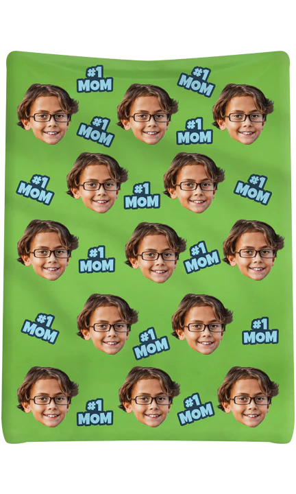 Custom #1 Mom Blanket - Image 4