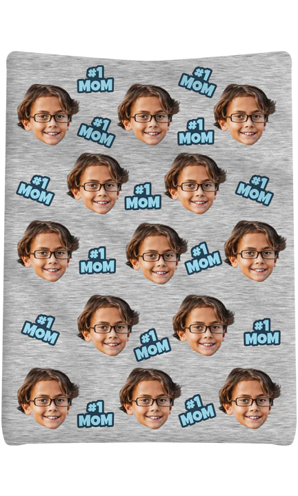 Custom #1 Mom Blanket - Image 5