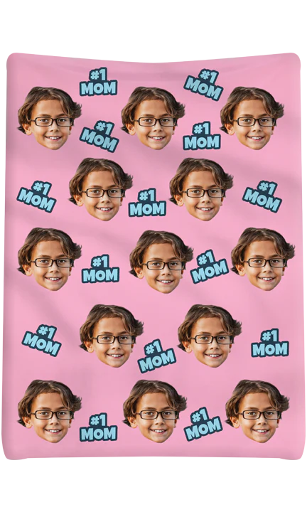 Custom #1 Mom Blanket - Image 8