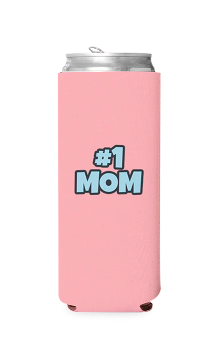 #1 Mom Predesigned Can Cooler - Image 2