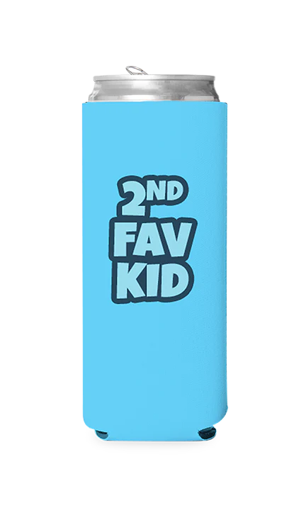 2nd Fav Kid Predesigned Can Cooler - Image 2