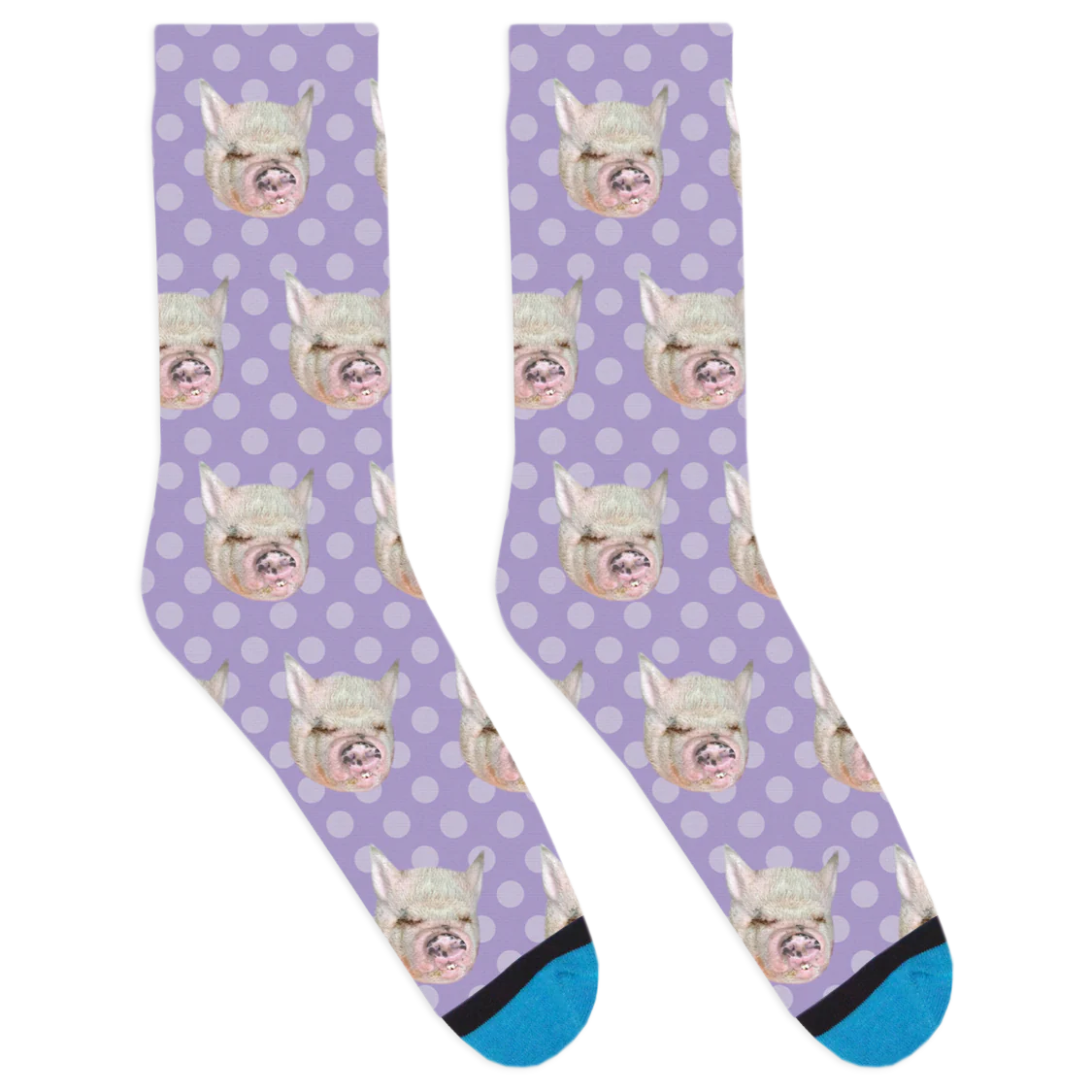 Abby the Pink Piggy Socks