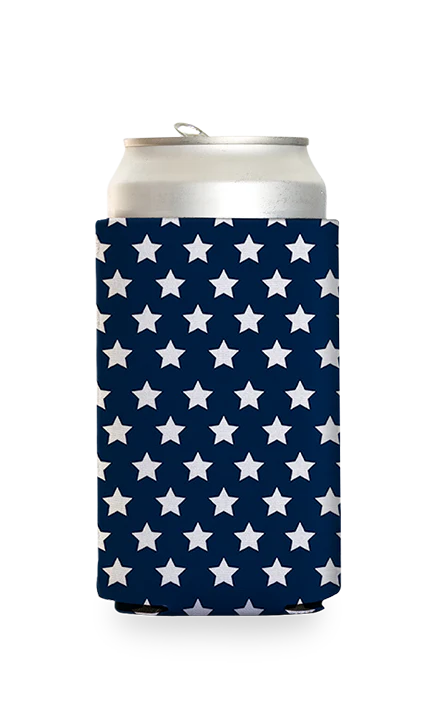 American Flag Stars Predesigned Can Cooler