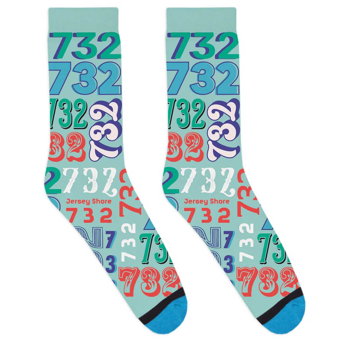 Area Code 732 Socks - Image 2