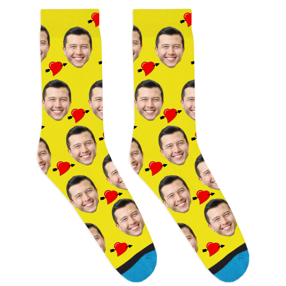 Custom Arrow Heart Socks - Image 10