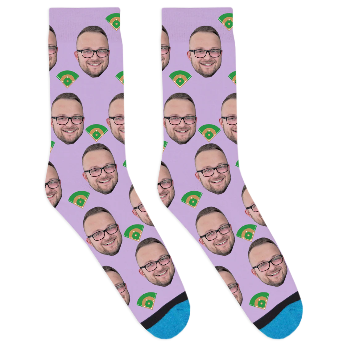 Custom Baseball Diamond Socks - Image 6