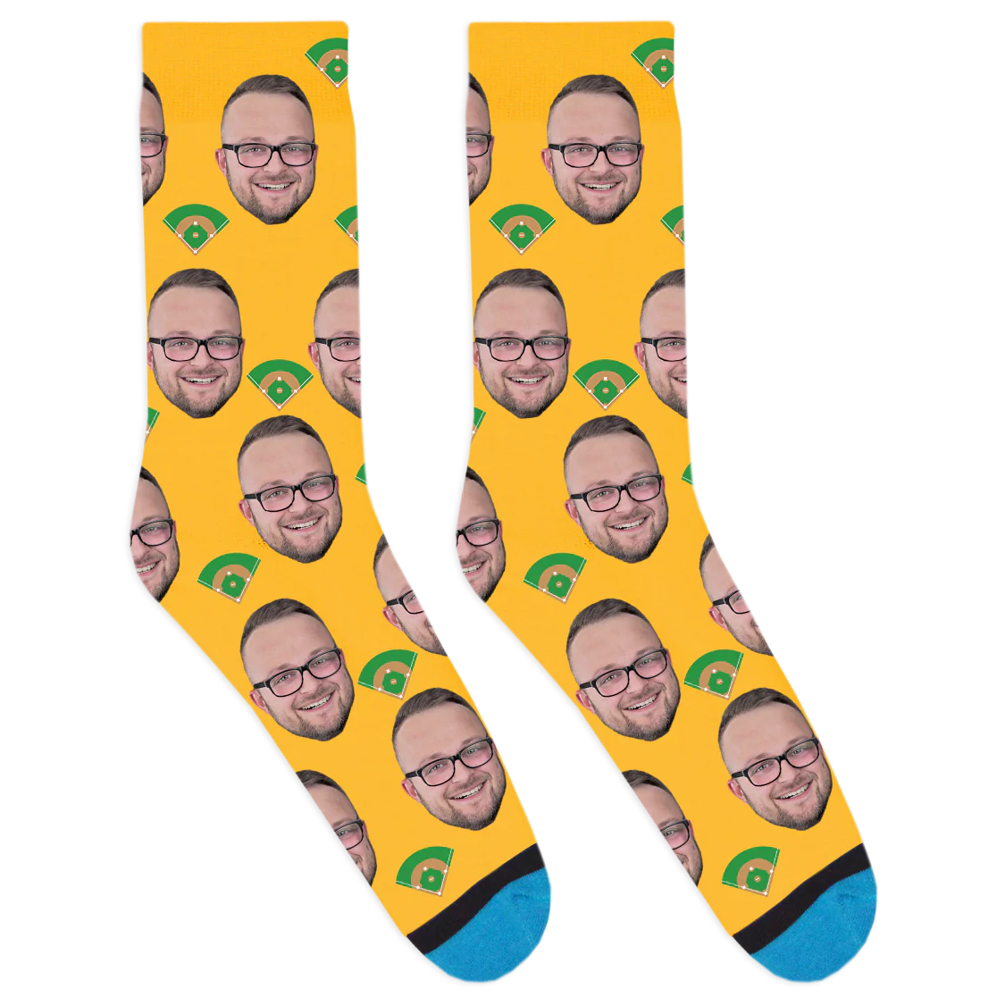 Custom Baseball Diamond Socks - Image 7
