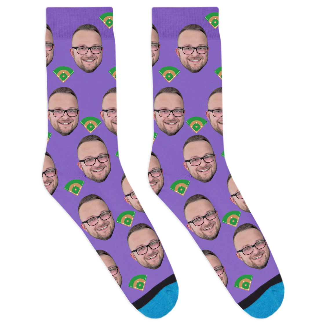 Custom Baseball Diamond Socks - Image 9