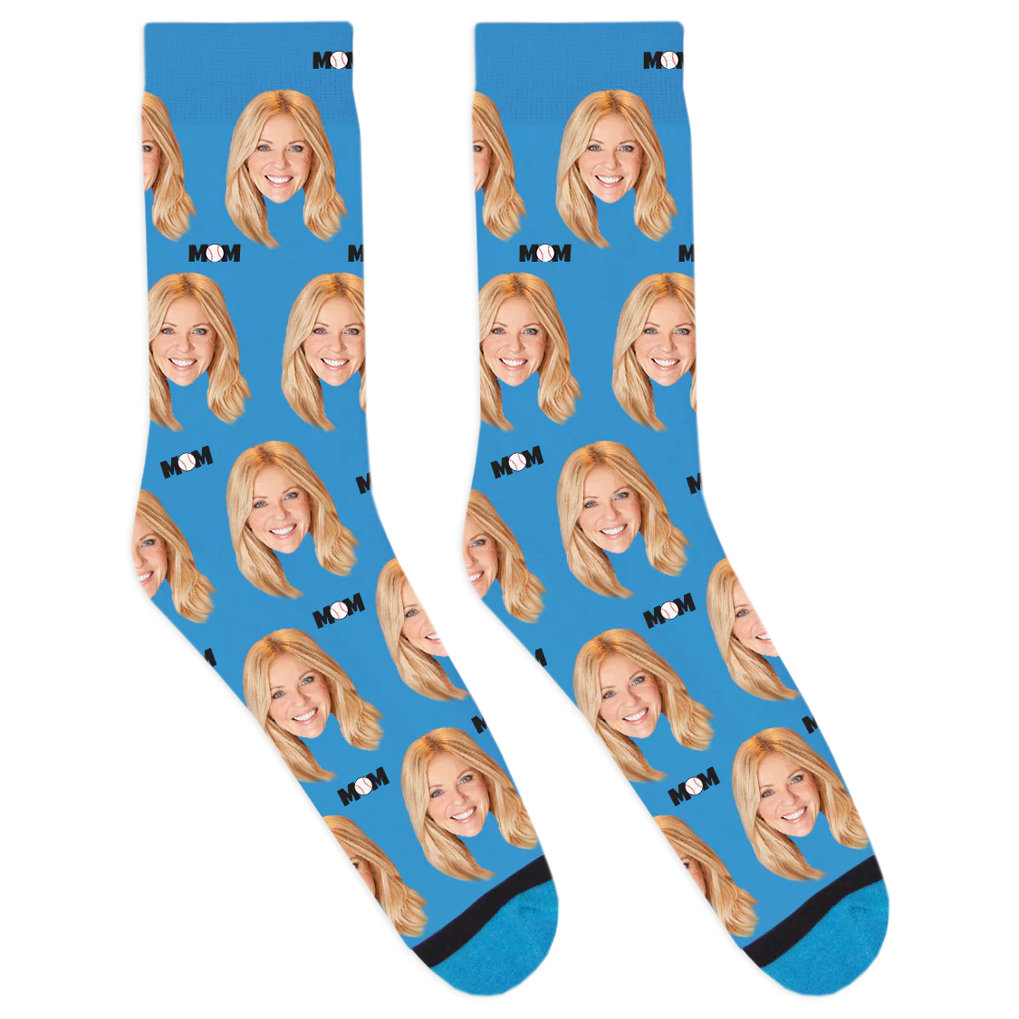 Custom Baseball Mom Socks - Image 3