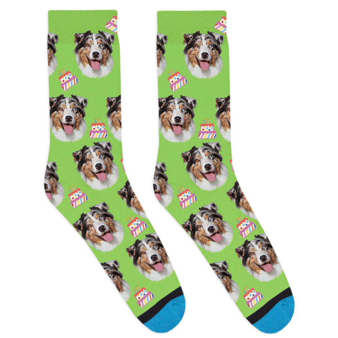 Custom Birthday Cake Socks - Image 3