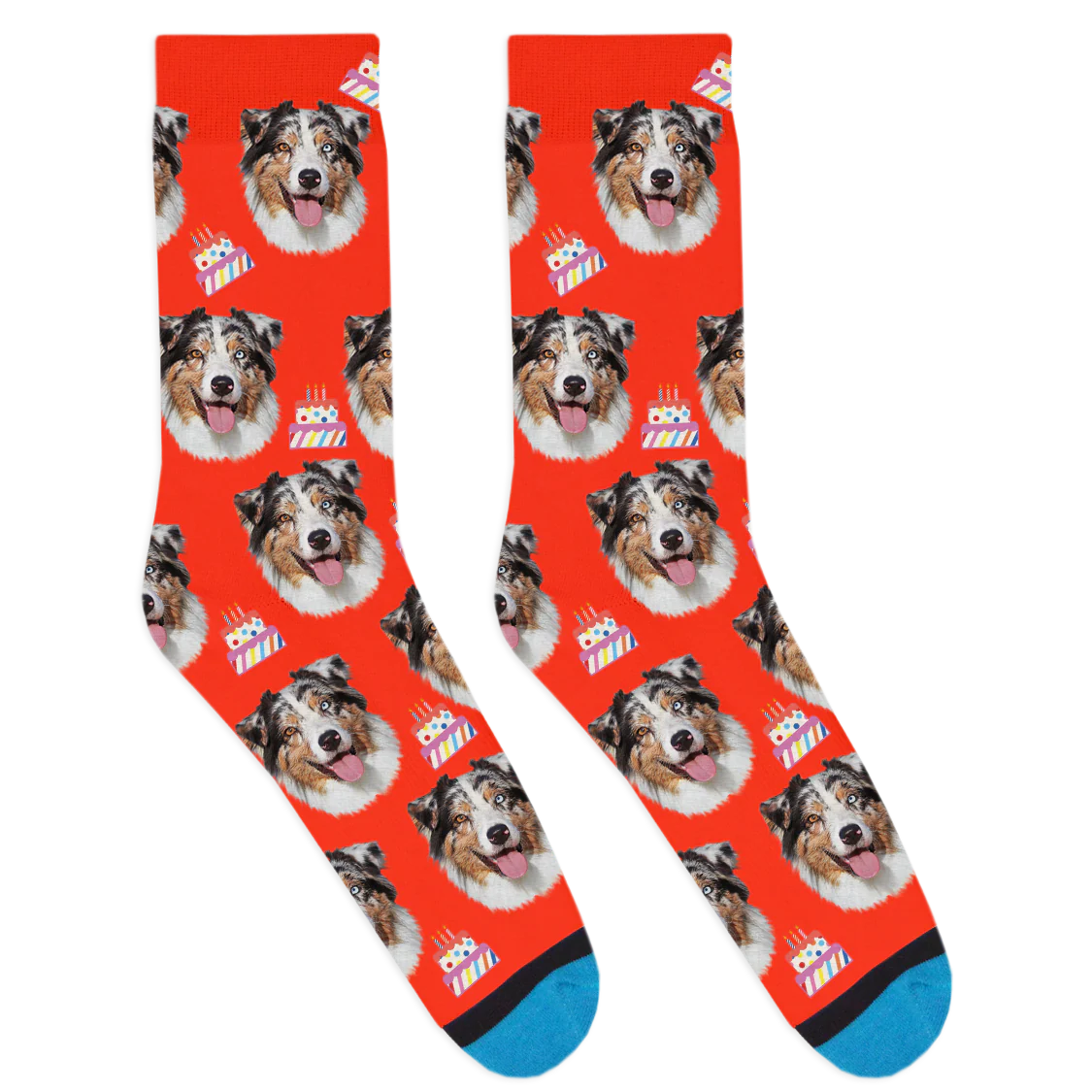 Custom Birthday Cake Socks - Image 7