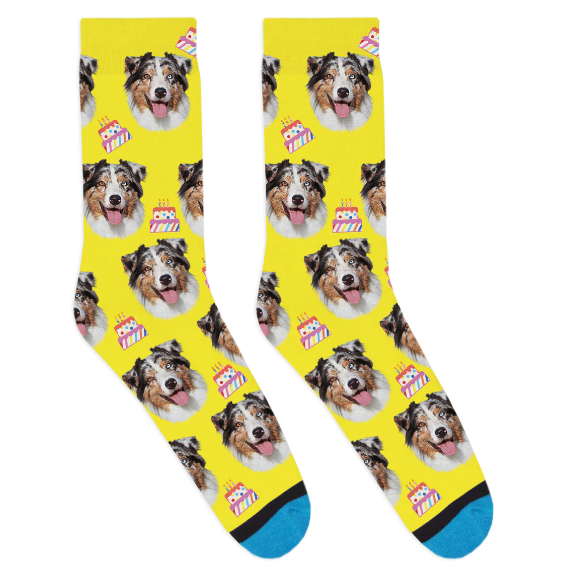 Custom Birthday Cake Socks - Image 8