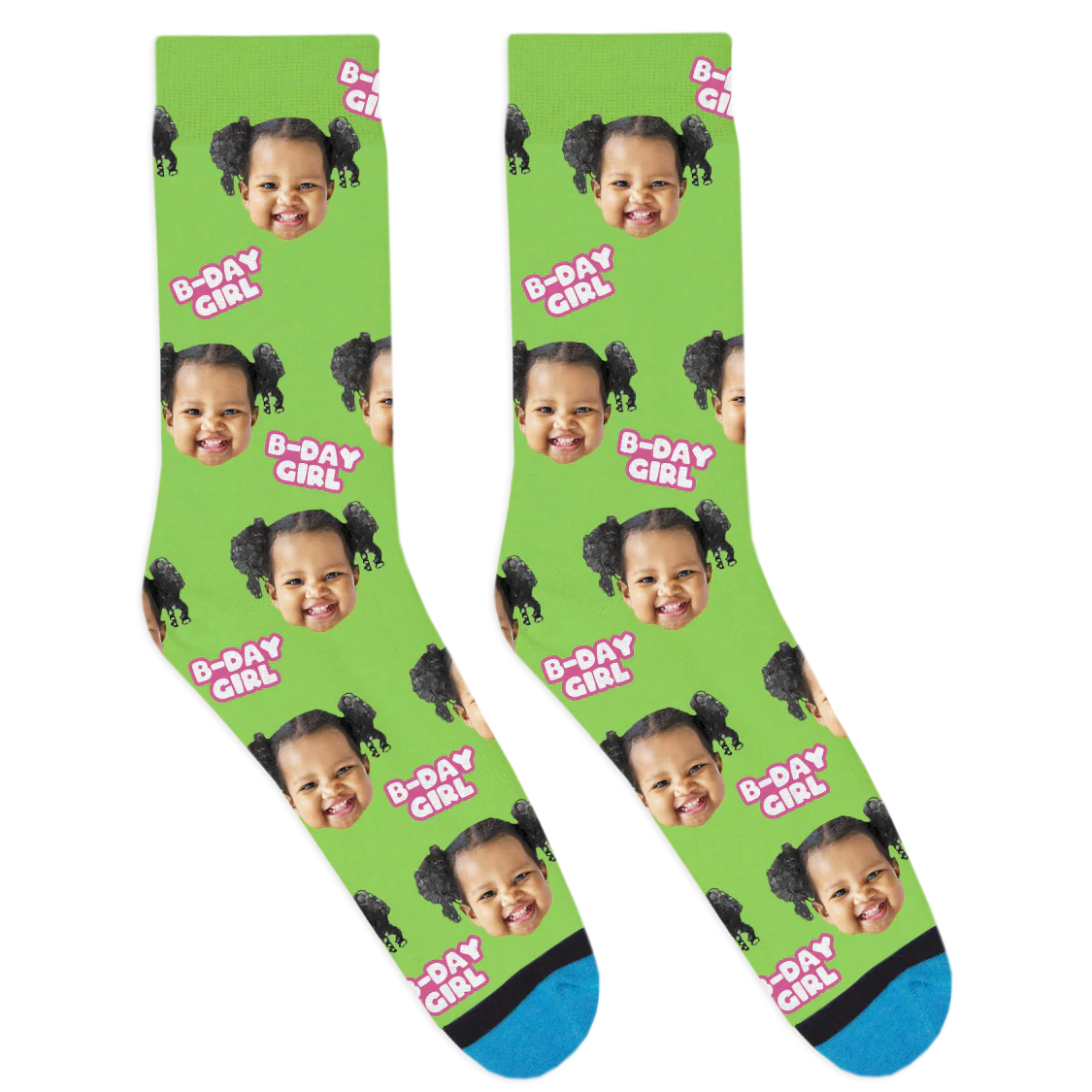 Custom Birthday Girl Socks - Image 4