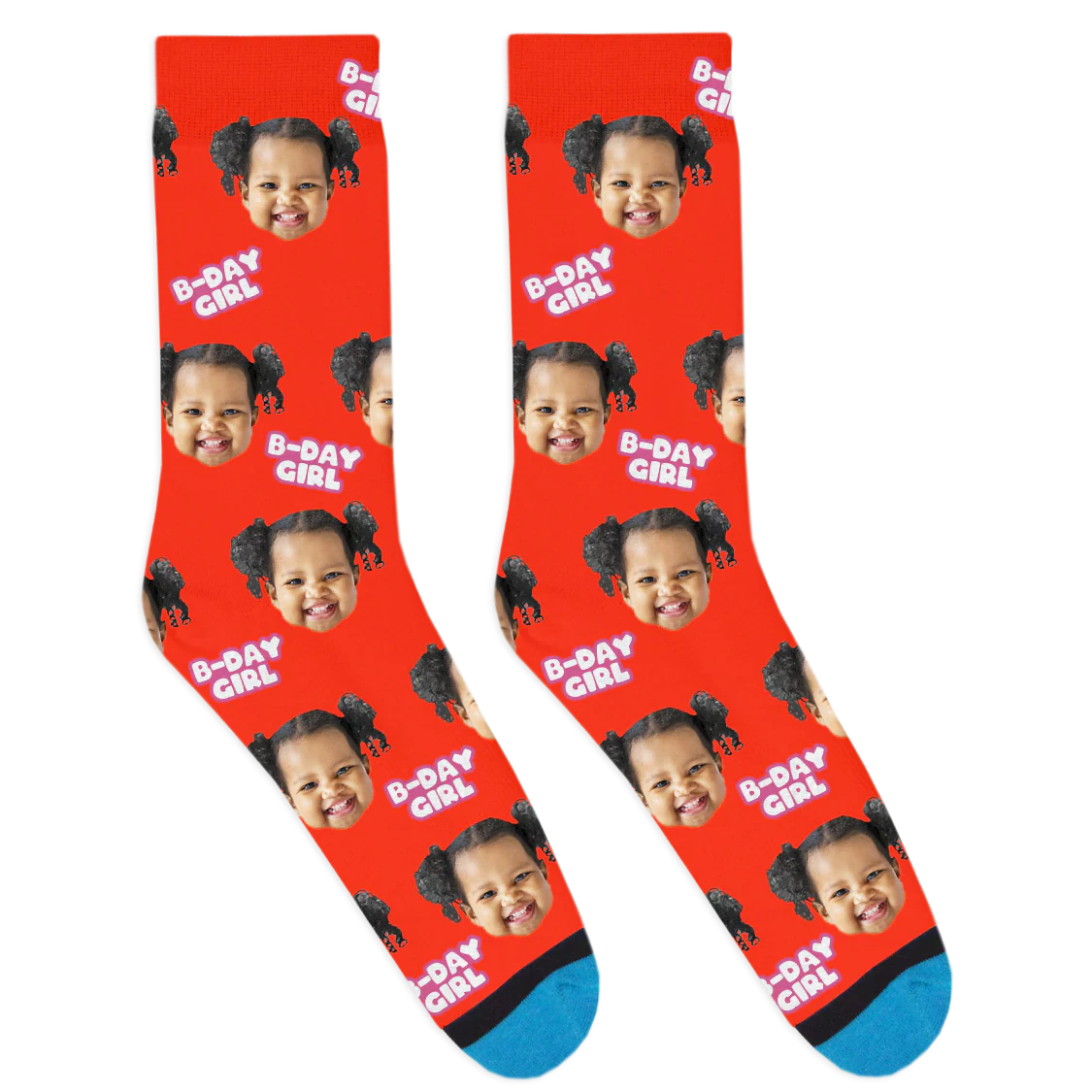 Custom Birthday Girl Socks - Image 9