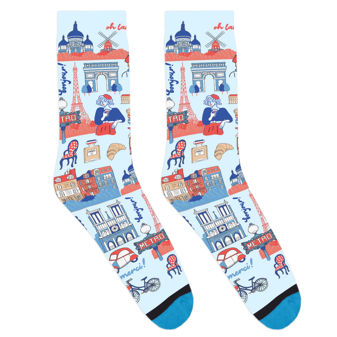 Bonjour Paris Socks - Image 2