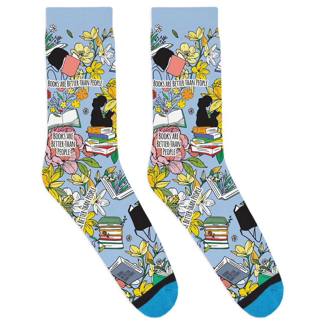Books Are Better Than People Socks - Image 2