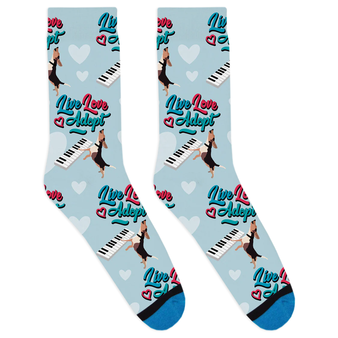 Buddy Mercury Live Love Adopt Socks