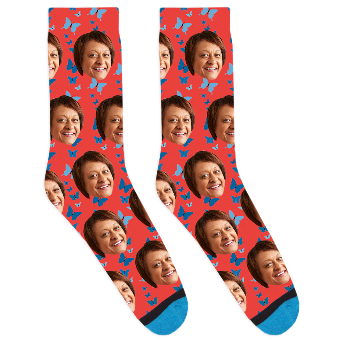 Custom Butterflies Socks - Image 10