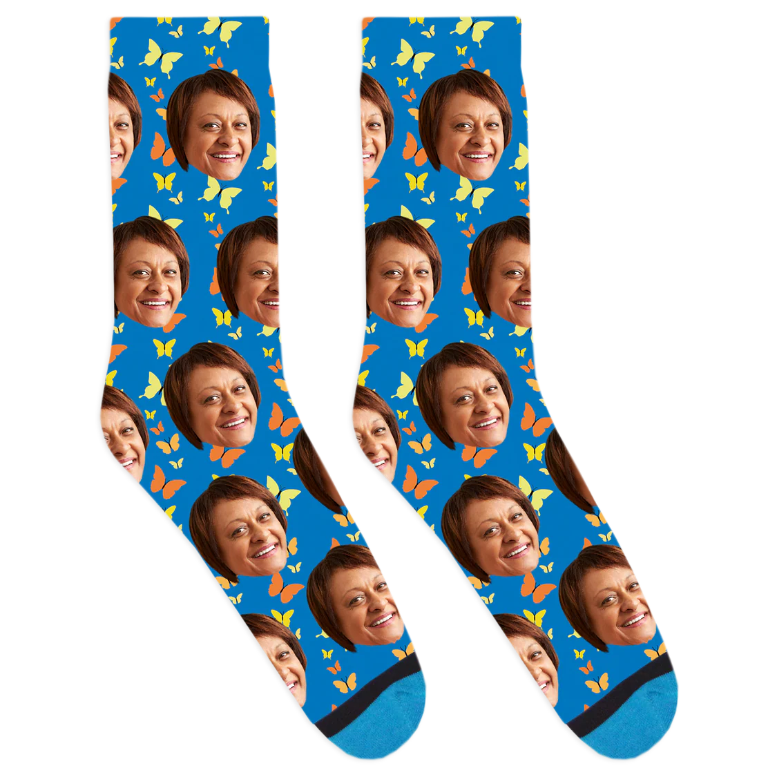 Custom Butterflies Socks - Image 4