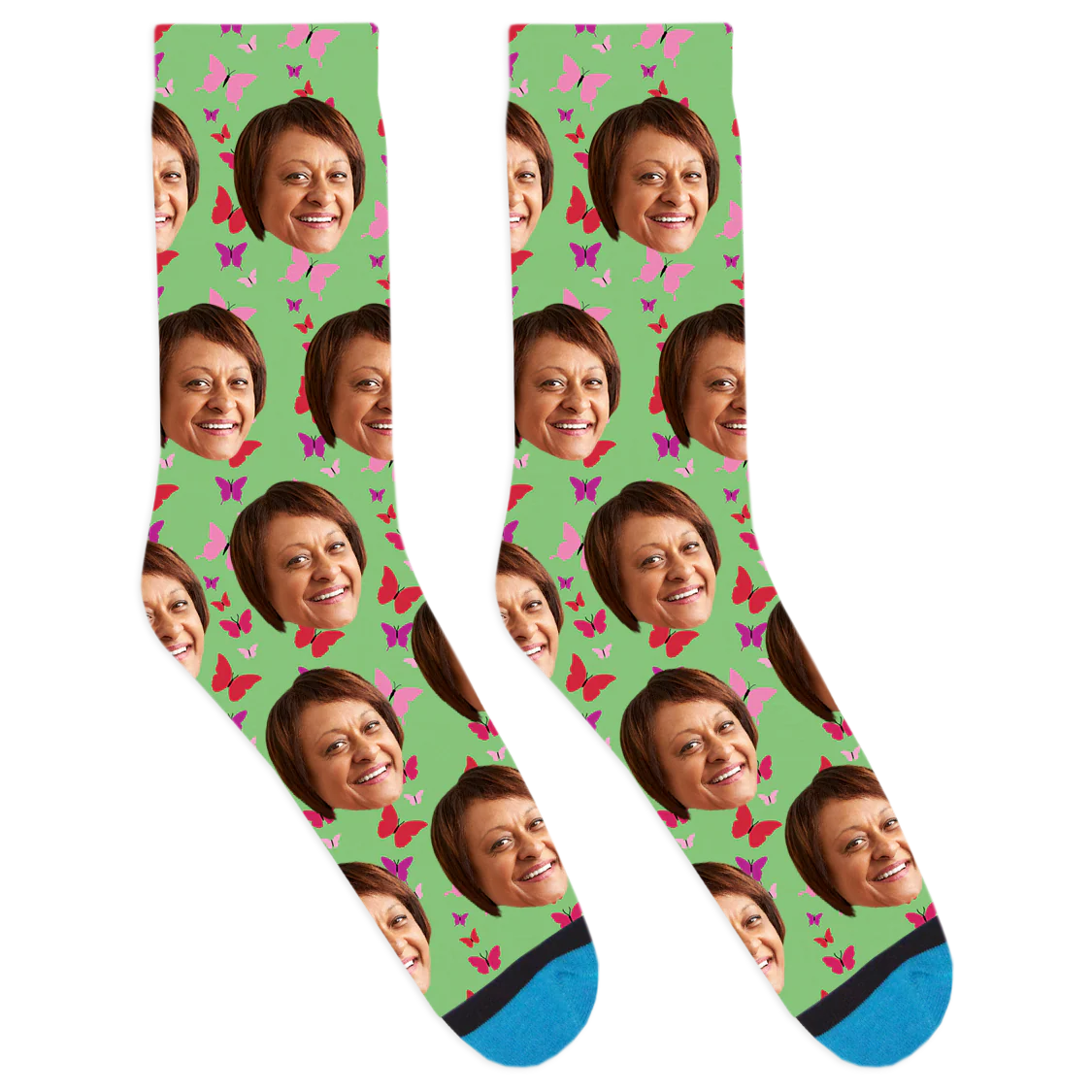 Custom Butterflies Socks - Image 5