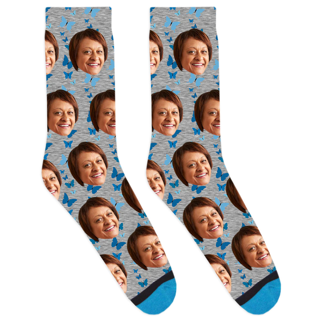 Custom Butterflies Socks - Image 6