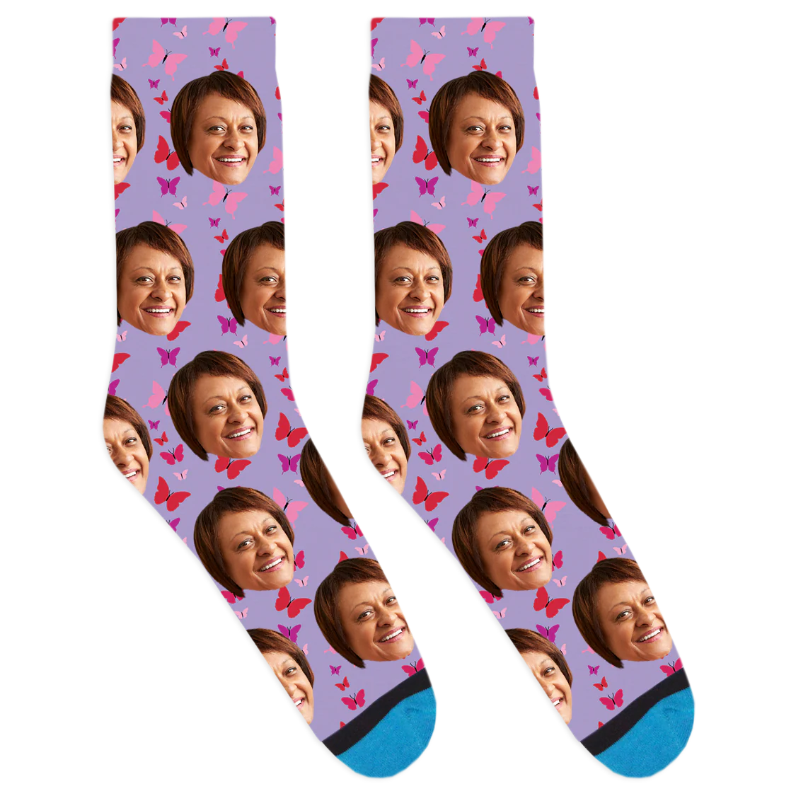 Custom Butterflies Socks - Image 7