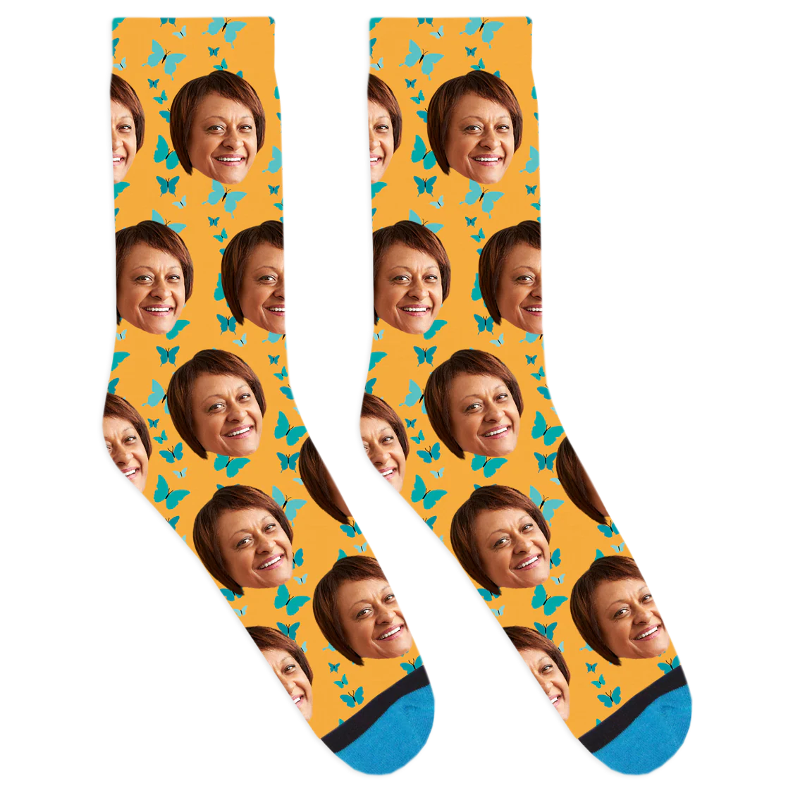 Custom Butterflies Socks - Image 8