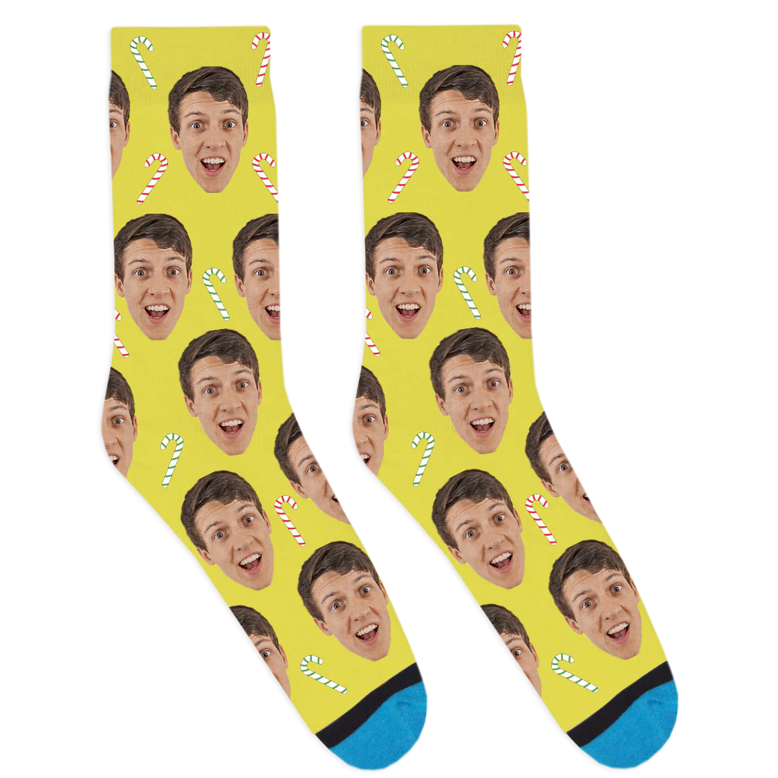 Custom Candy Cane Socks - Image 10