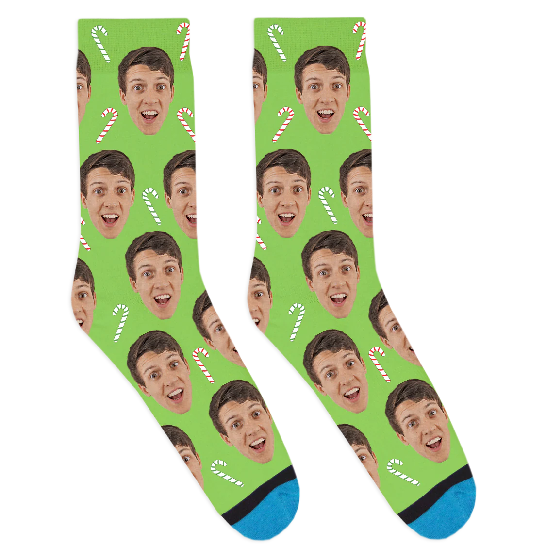 Custom Candy Cane Socks - Image 4