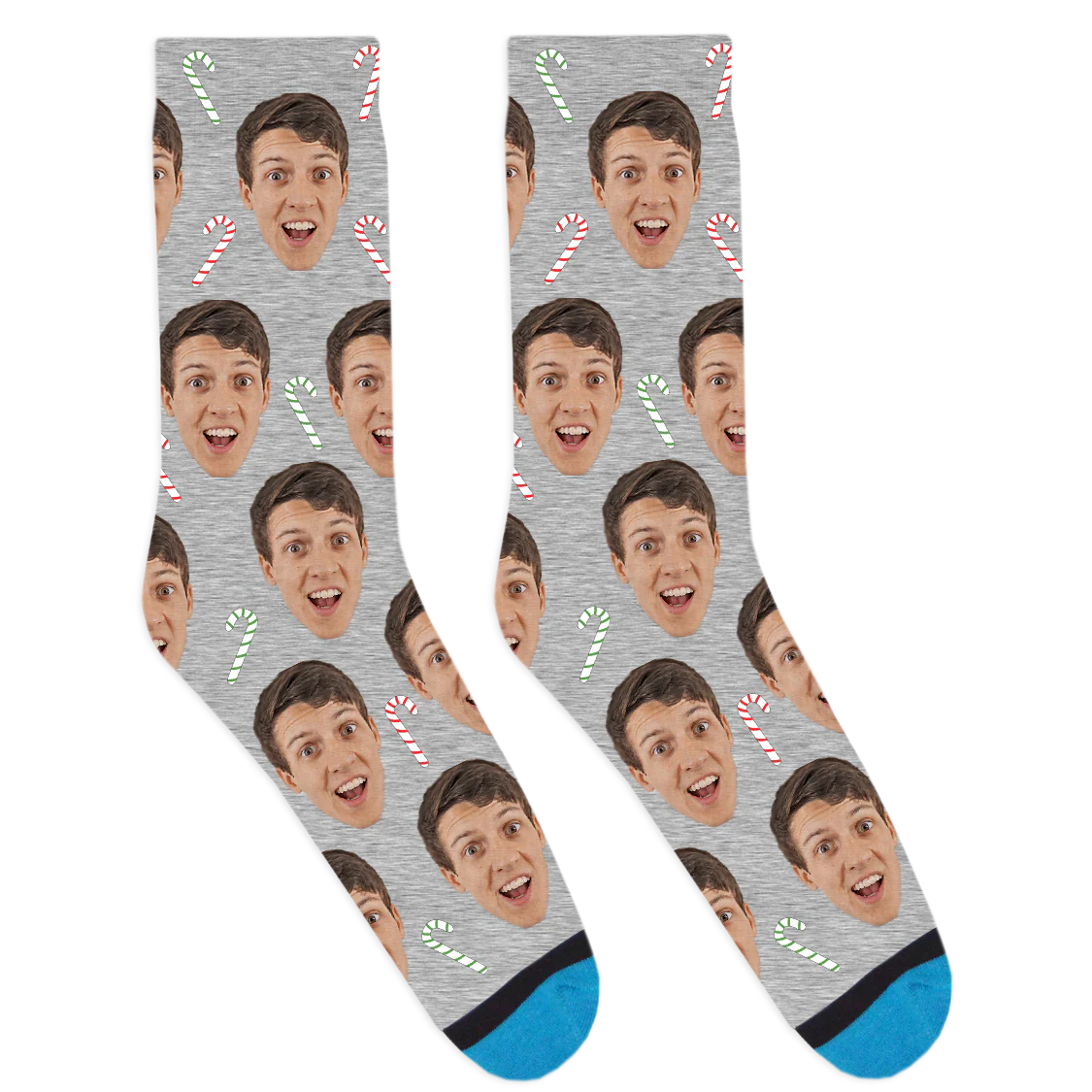 Custom Candy Cane Socks - Image 5