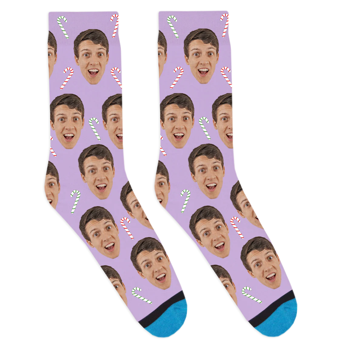 Custom Candy Cane Socks - Image 6