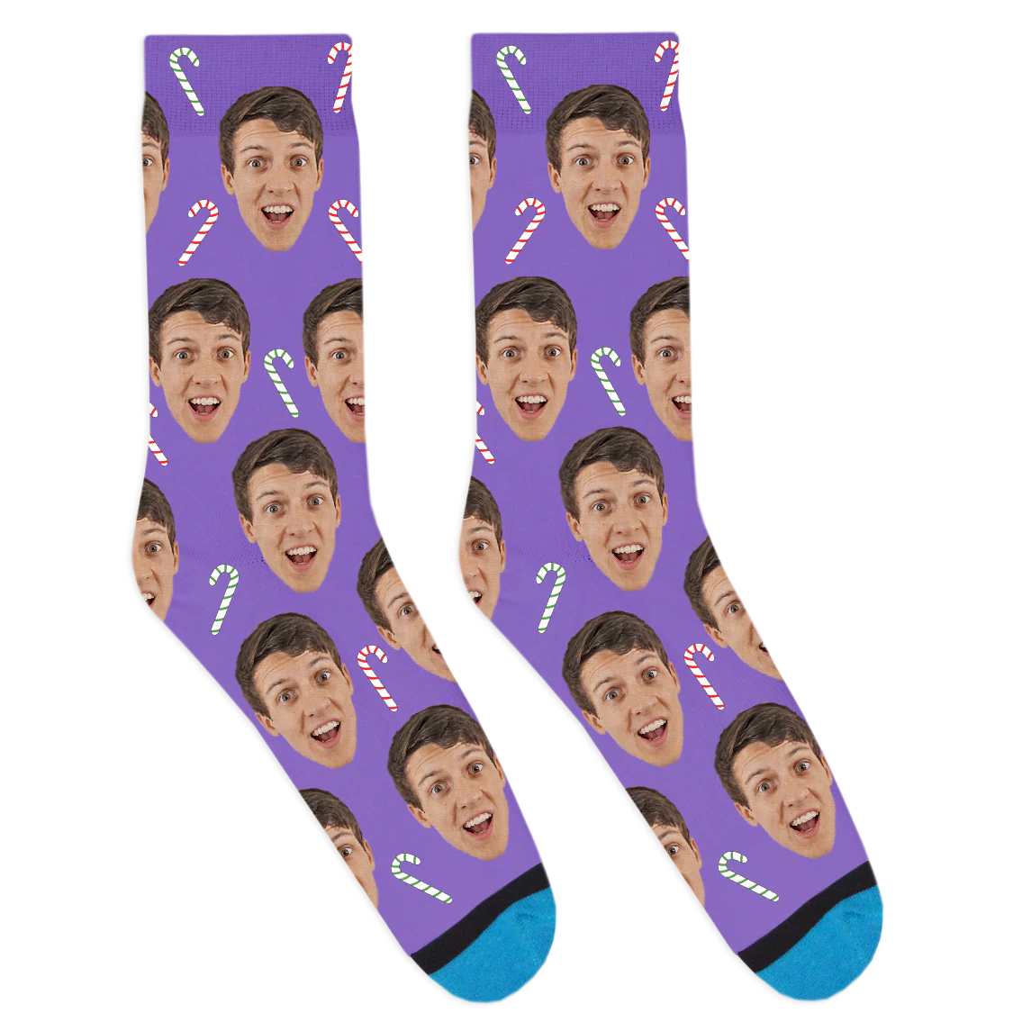 Custom Candy Cane Socks - Image 9