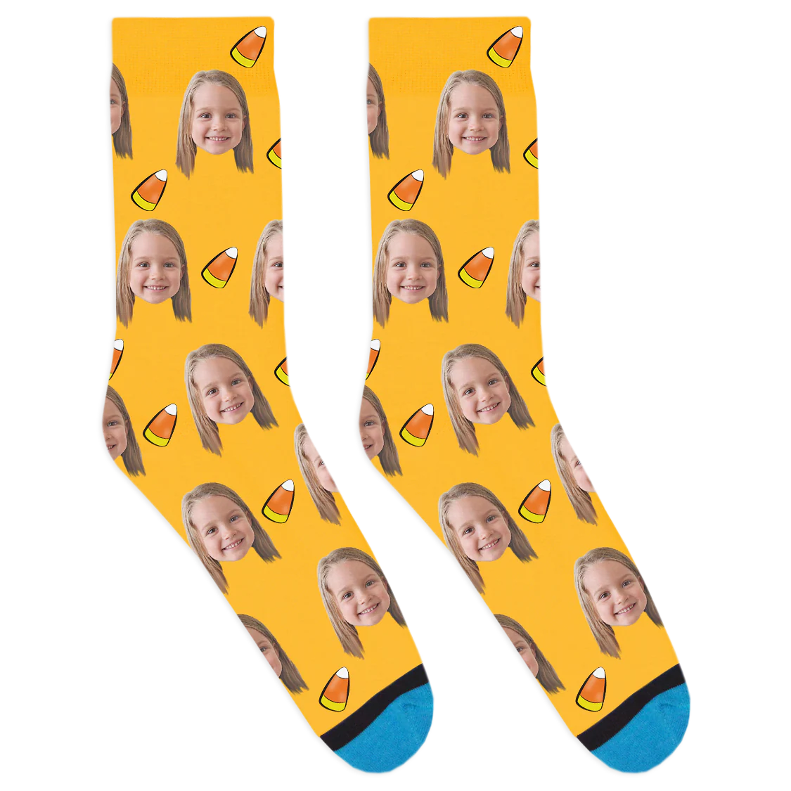Custom Candy Corn Socks - Image 6