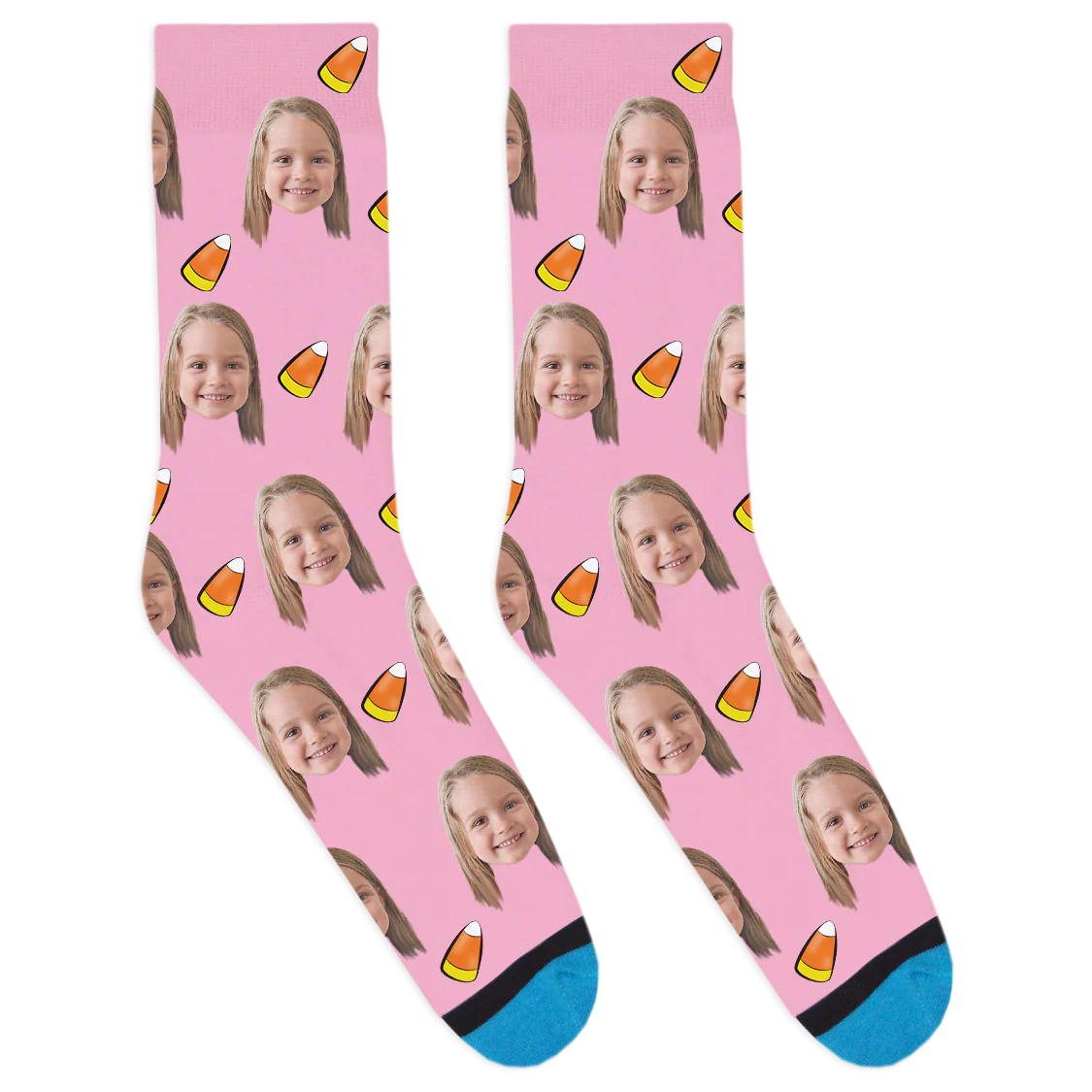 Custom Candy Corn Socks - Image 7