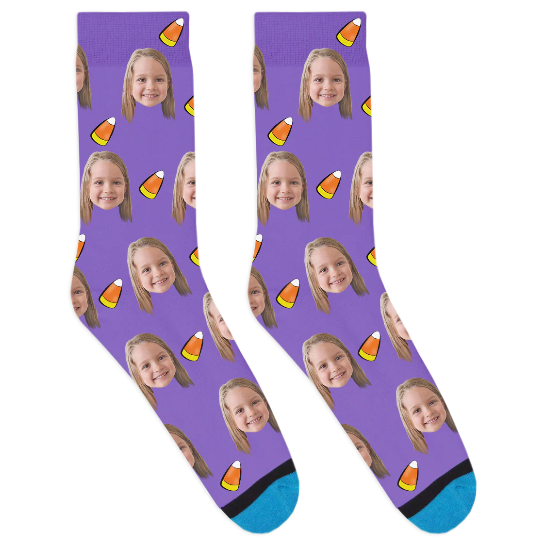 Custom Candy Corn Socks - Image 8
