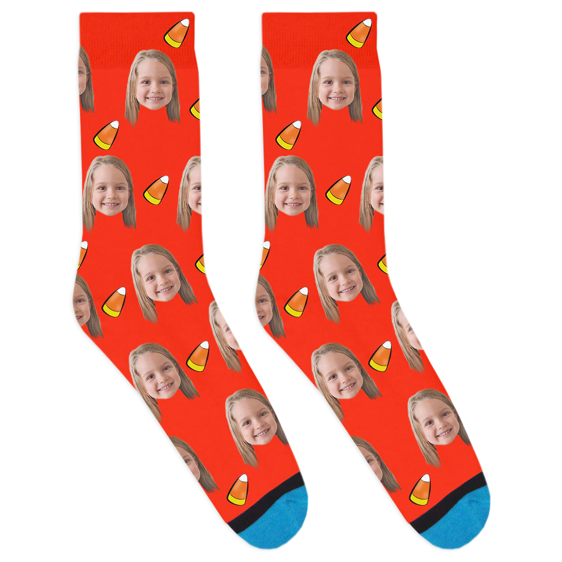 Custom Candy Corn Socks - Image 9