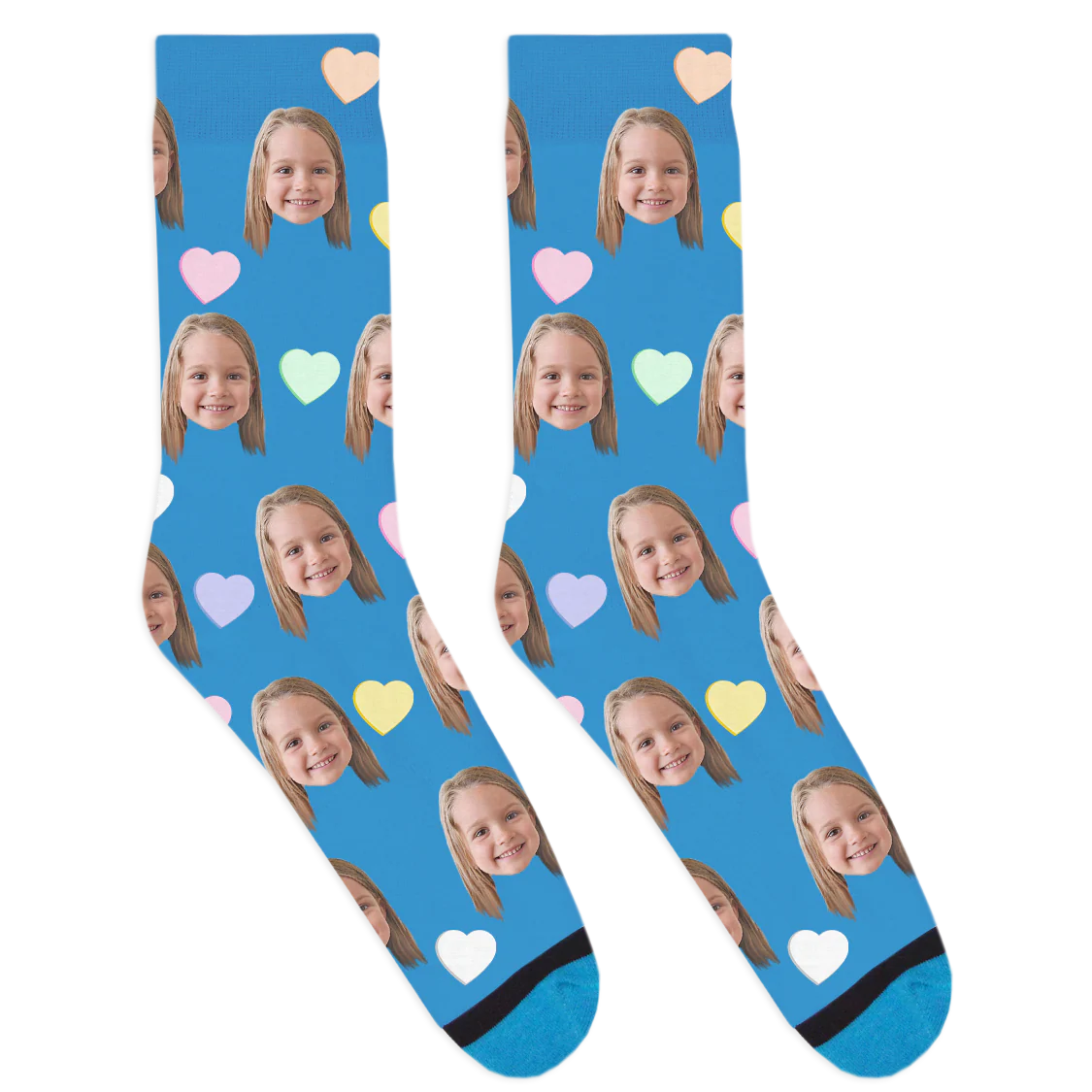 Custom Candy Hearts Socks - Image 3
