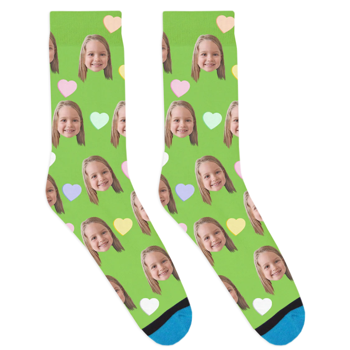 Custom Candy Hearts Socks - Image 4