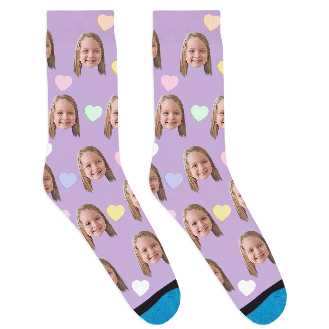 Custom Candy Hearts Socks - Image 5