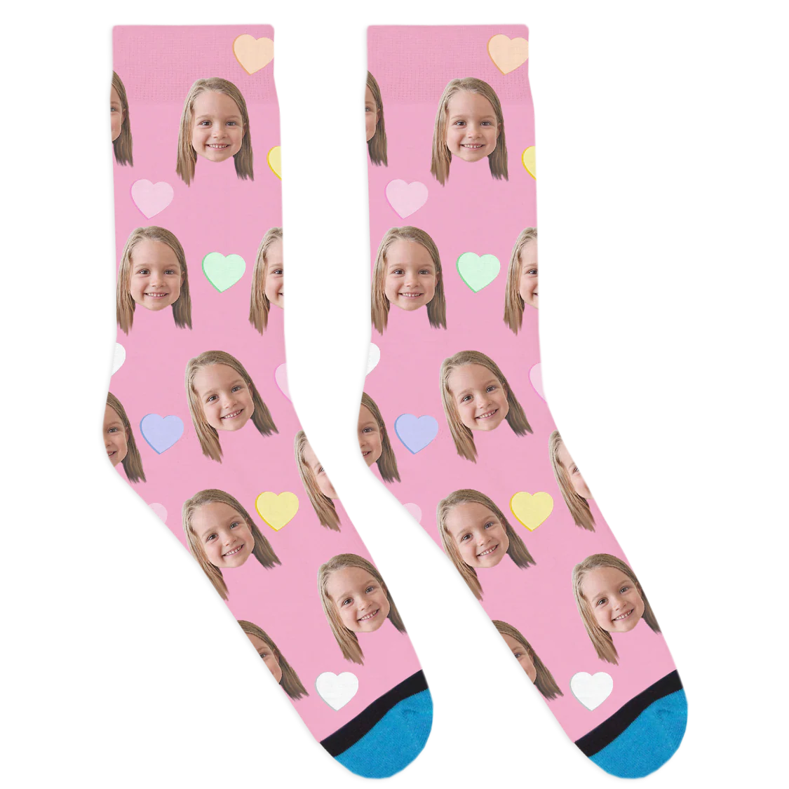 Custom Candy Hearts Socks - Image 7