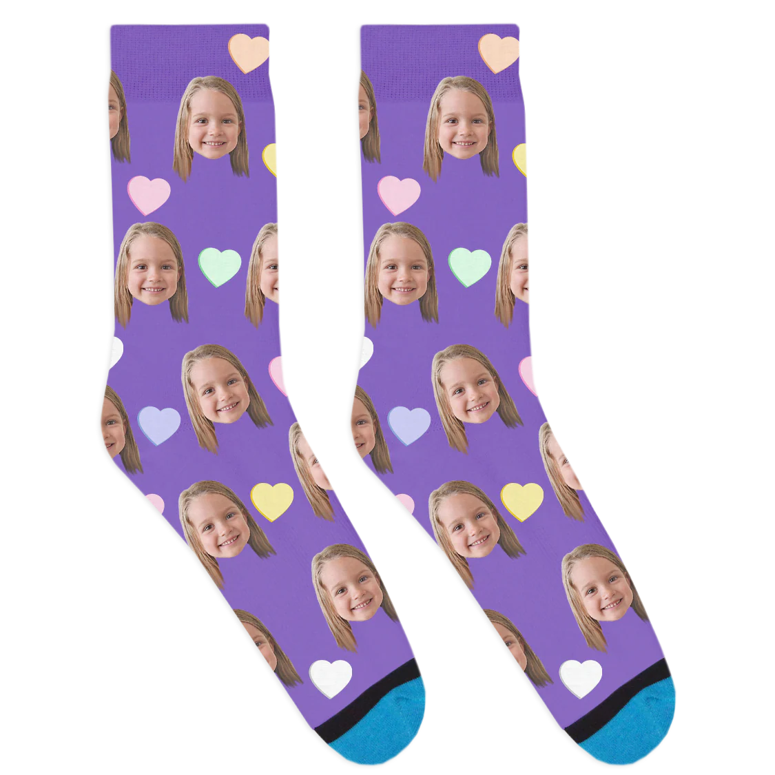 Custom Candy Hearts Socks - Image 8