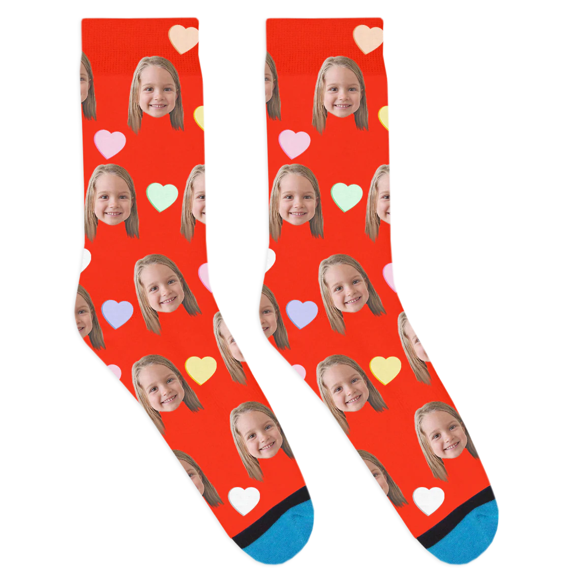 Custom Candy Hearts Socks - Image 9