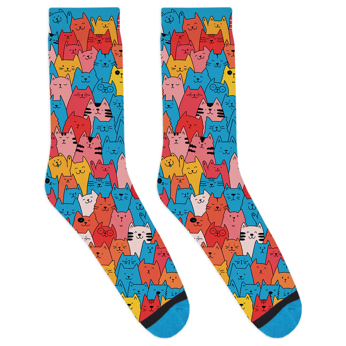 Cat Breeds Socks