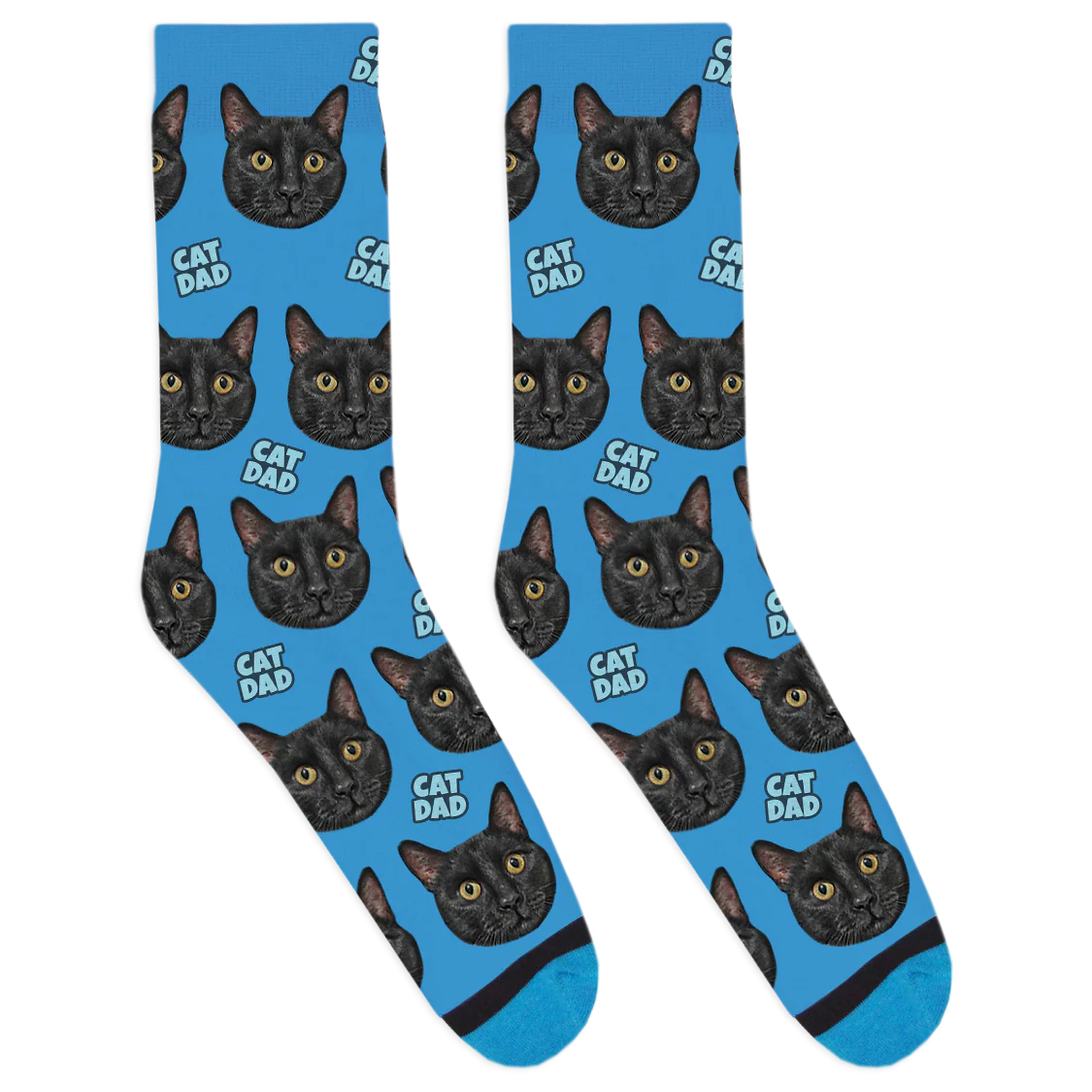 Custom Cat Dad Socks - Image 3