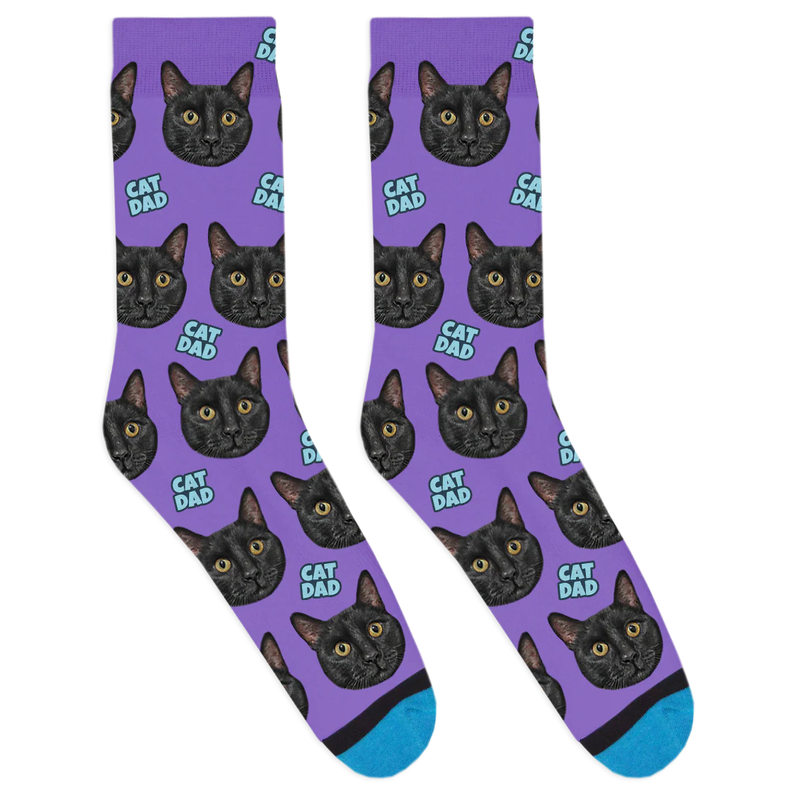 Custom Cat Dad Socks - Image 8