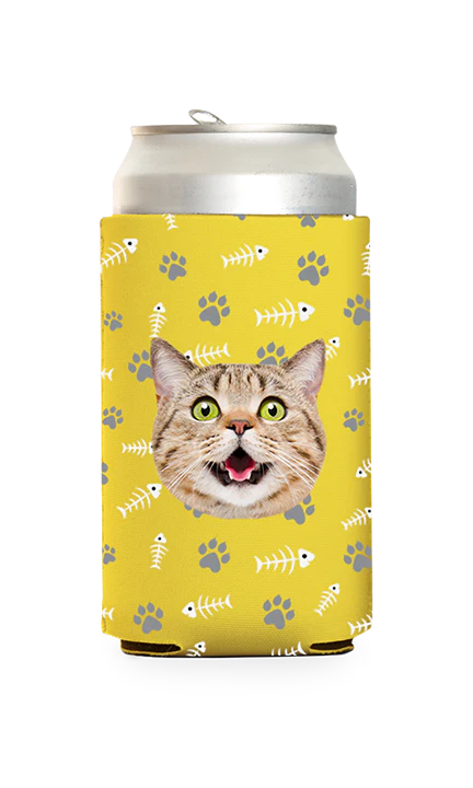 Custom Cat Pattern Can Cooler - Image 17